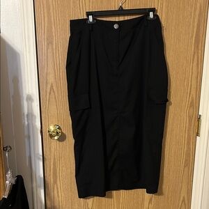 Nicole Miller Classic Black Pencil Skirt